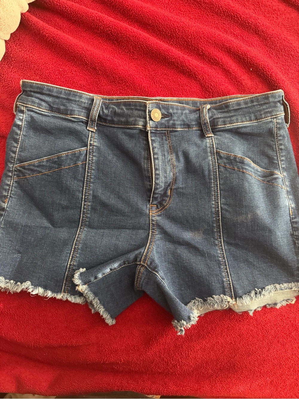 American Eagle midi Jean shorts